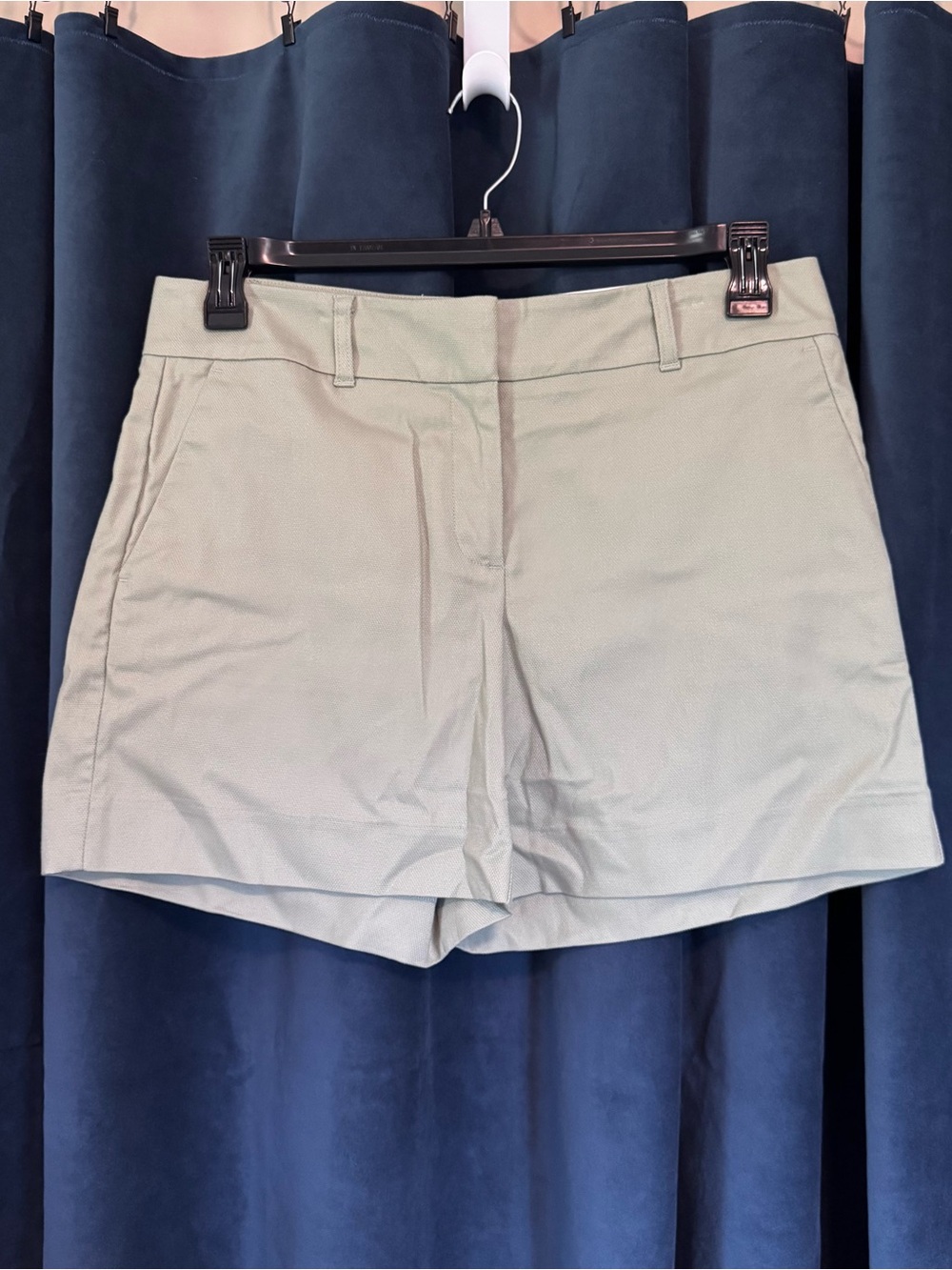 Ann Taylor Light Sage Tailored Shorts